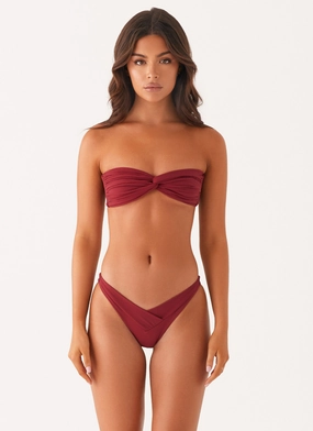 Delta Bikini Bottoms - Mulberry