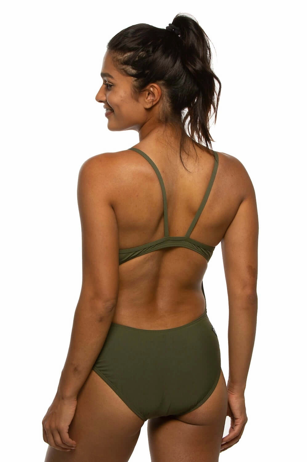 Devon One Piece Swimsuit - Army