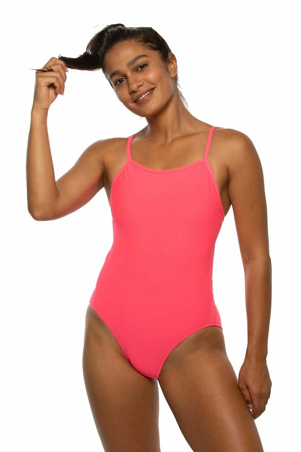 Devon One Piece Swimsuit - Hot Pink