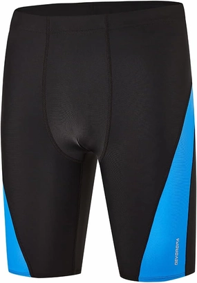DEVOROPA Boys Swim Jammers Youth Competitive Swim Team Trunks Racing Swimsuit Athletic Swimming Shorts Slim/Standard/Husky
