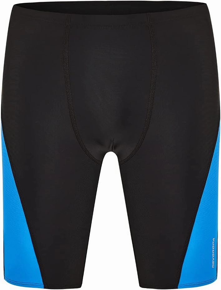 DEVOROPA Boys Swim Jammers Youth Competitive Swim Team Trunks Racing Swimsuit Athletic Swimming Shorts Slim/Standard/Husky