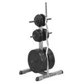 Body-Solid GSWT Standard Plate Tree & Bar Holder, Weight bench for home