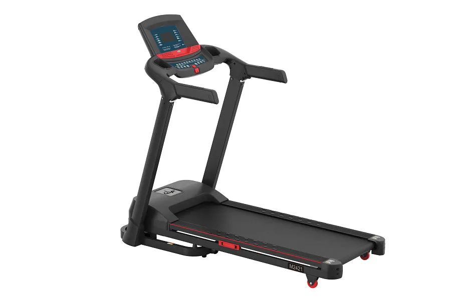 California Fitness Malibu 2421 Folding Treadmill, Heavy duty weight bench, Mats,Flooring
