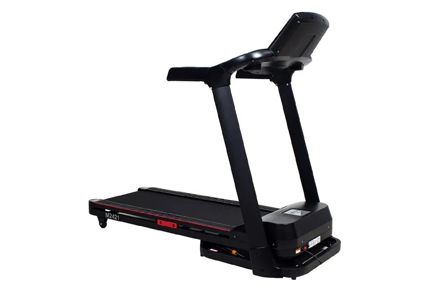 California Fitness Malibu 2421 Folding Treadmill, Protein shaker bottle, Cold therapy wrap