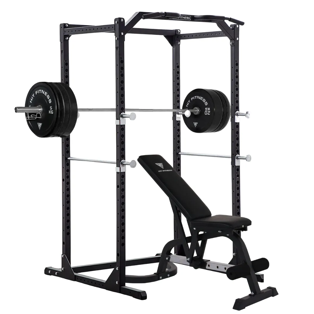 Discover the Difference Hit Fitness Athletic Pack 120kg | Rack - Bench - Black Bumper Plates Trending Now, Bars, Gym Massagers, Elliptical Crosstrainers