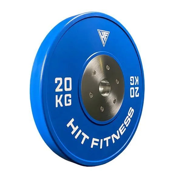 Hit Fitness Olympic Competition Bumper Plate | 20kg, Weight bench for home