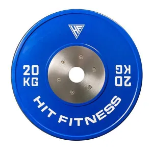 Discover the Difference Hit Fitness Olympic Competition Bumper Plate | 20kg Handpicked for You, Kettlebell set, Rollers