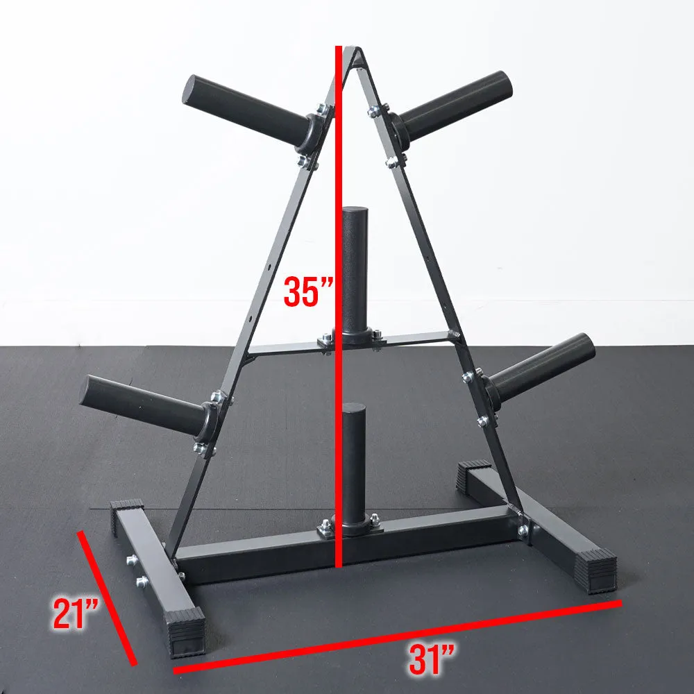 Ironax Bumper / Olympic Plate Tree, Breathable workout tops, Front Drive