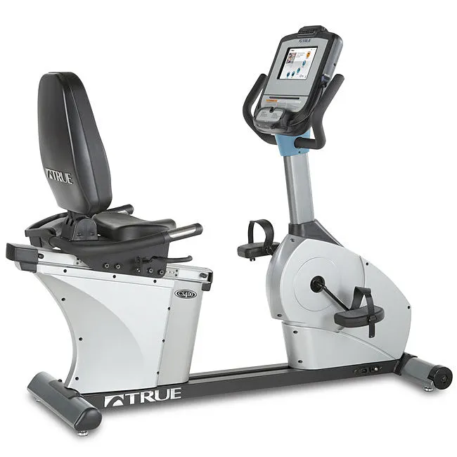 TRUE Fitness CS400 Recumbent Bike, Gym Equipment, Rogue Fitness squat rack, Air bike exercise