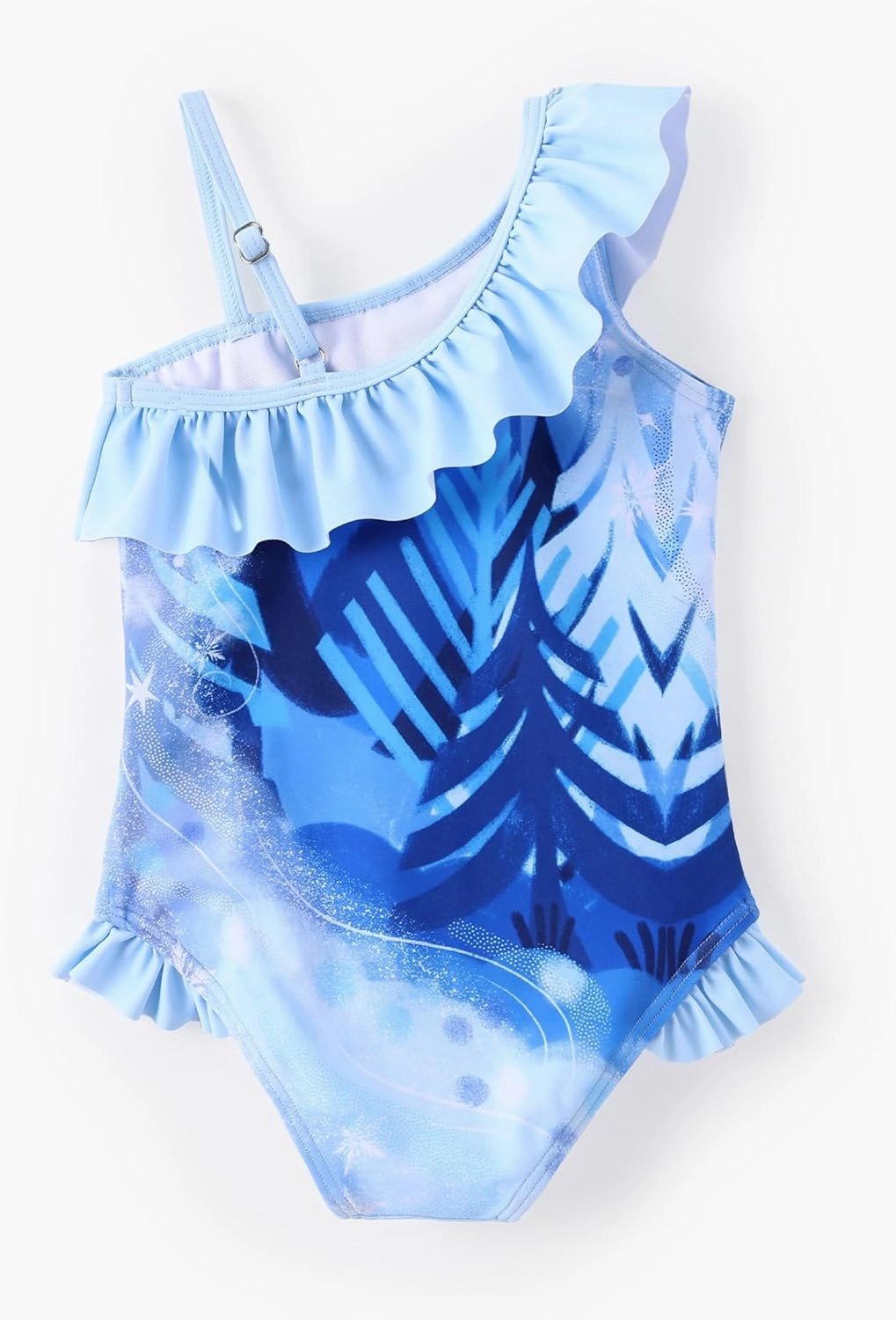 Disney Mickey and Friends Girls One Piece Swimsuits Ruffles Swimwear Beach Sport Bathing Suit