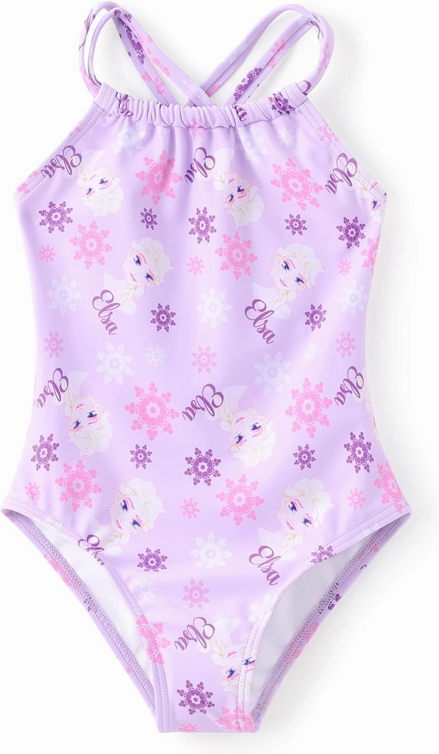 Disney Mickey and Friends Girls Swimsuits UPF 50  One Piece Bathing Suits Sport Summer Beach Swimwear for Kids Size 3-13Y