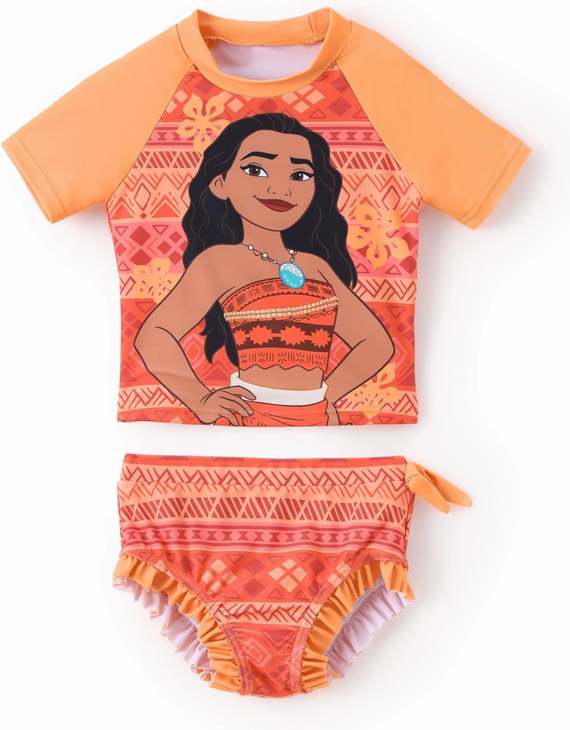 Disney Princess Frozen Elsa Minnie Toddler Girl Swimsuit Summer Tankini Bathing Suit 2 Piece Swimwear Rashguard Swim Suit