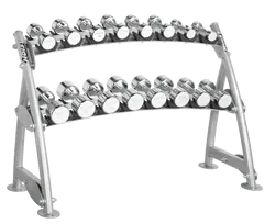 Dont Miss CF-3462-2 2-TIER BEAUTY BELL RACK Cant-Miss, Fixed Barbell Set (With Stand), Gym bag with shoe compartment