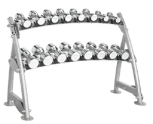 Dont Miss CF-3462-2 2-TIER BEAUTY BELL RACK Cant-Miss, Fixed Barbell Set (With Stand), Gym bag with shoe compartment