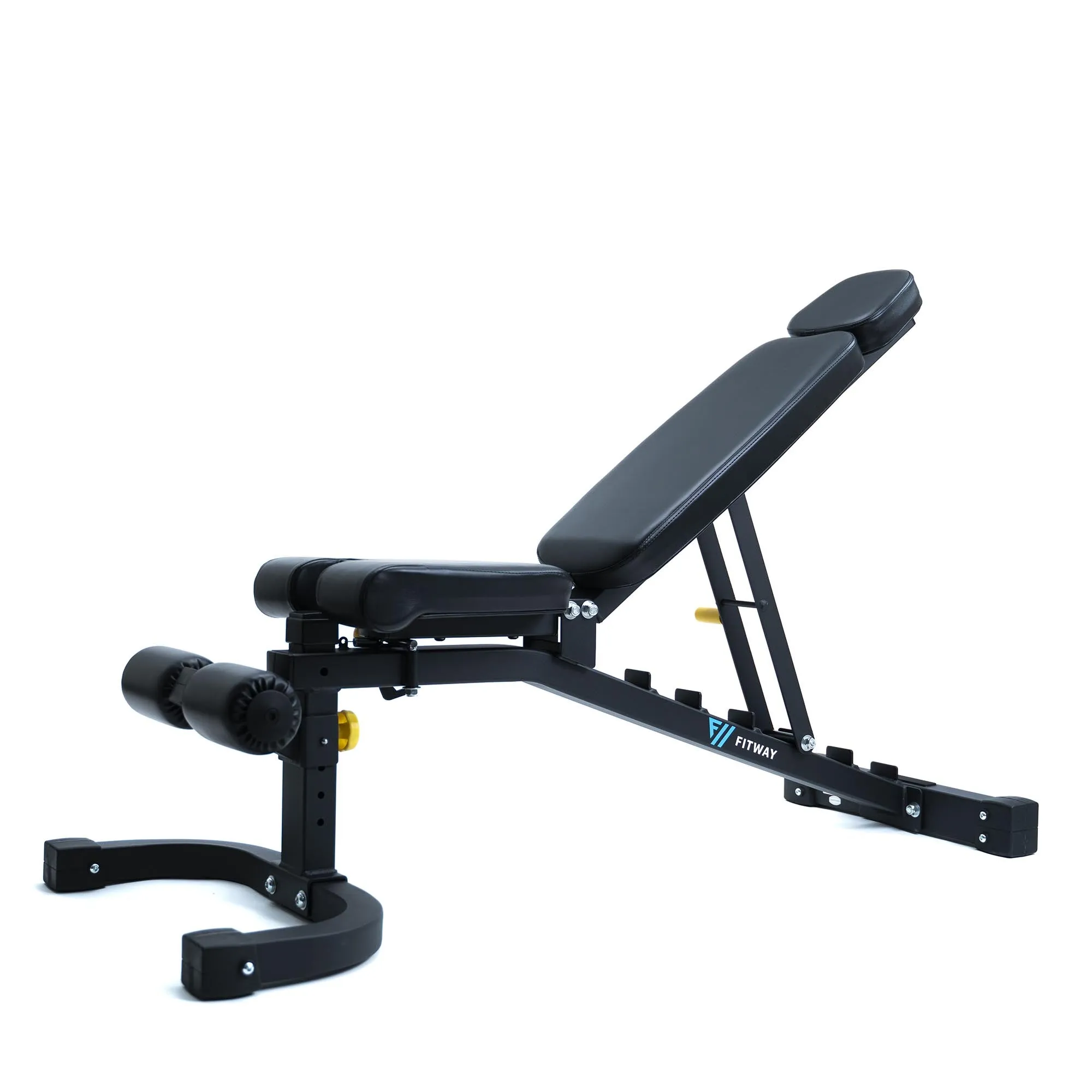 FITWAY Forza FID Bench, Air Bikes, Sit Ups,Push Ups