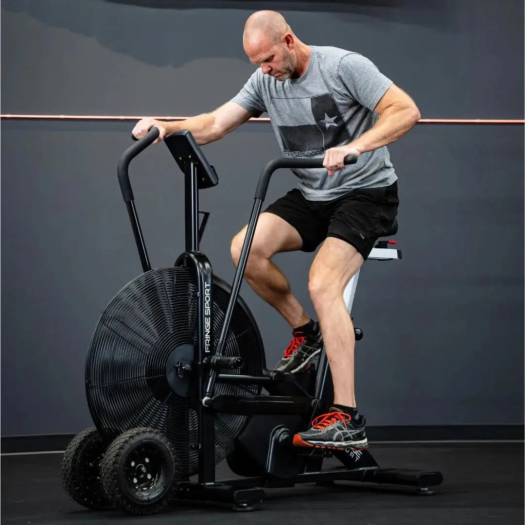 Raptor AirBike, Gym pulley system, Ab roller wheel, Yoga blocks cork