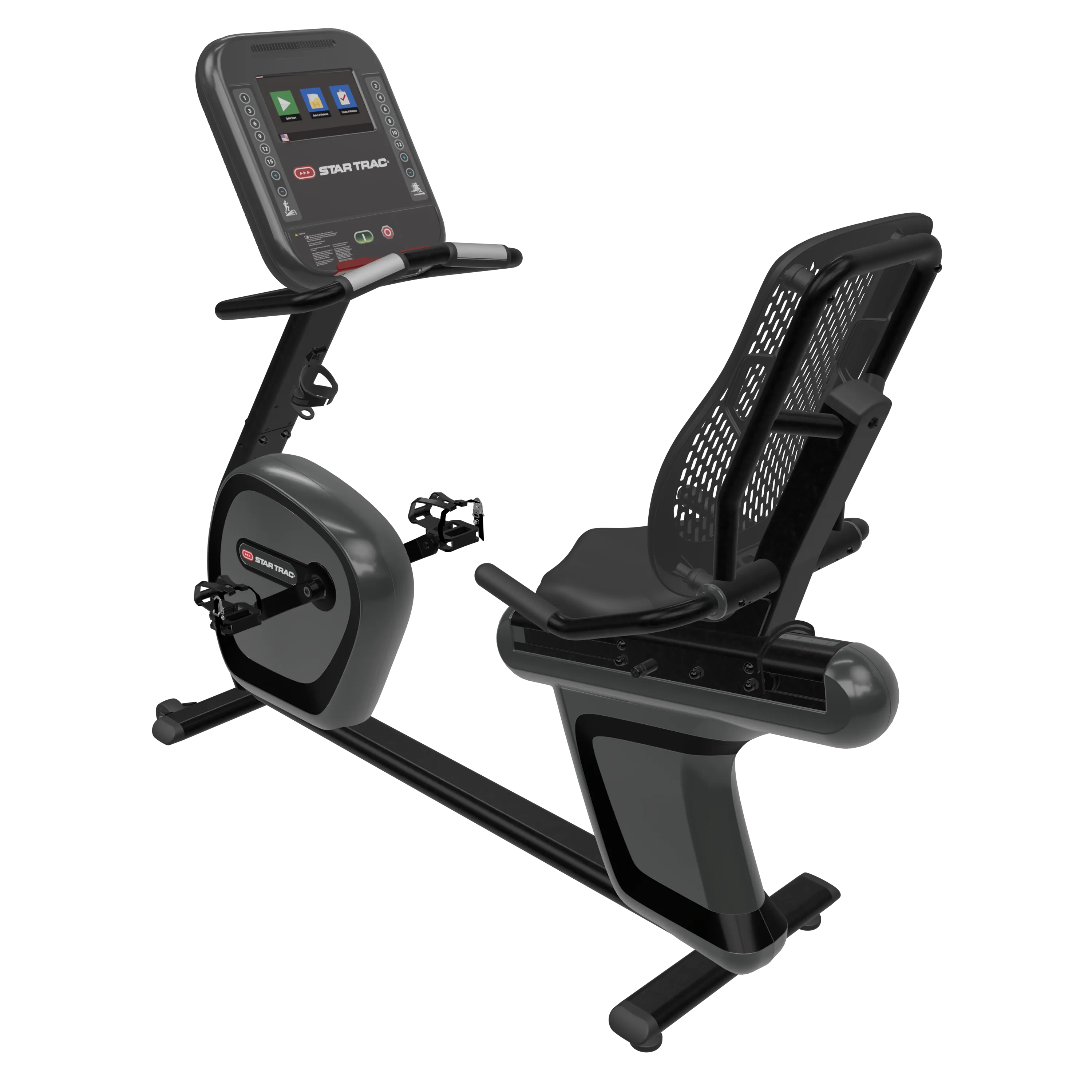 Dont Miss Star Trac 4-Series Recumbent Bike Better Than Ever, Adjustable dumbbells, Anti-blister socks, Dumbbell rack