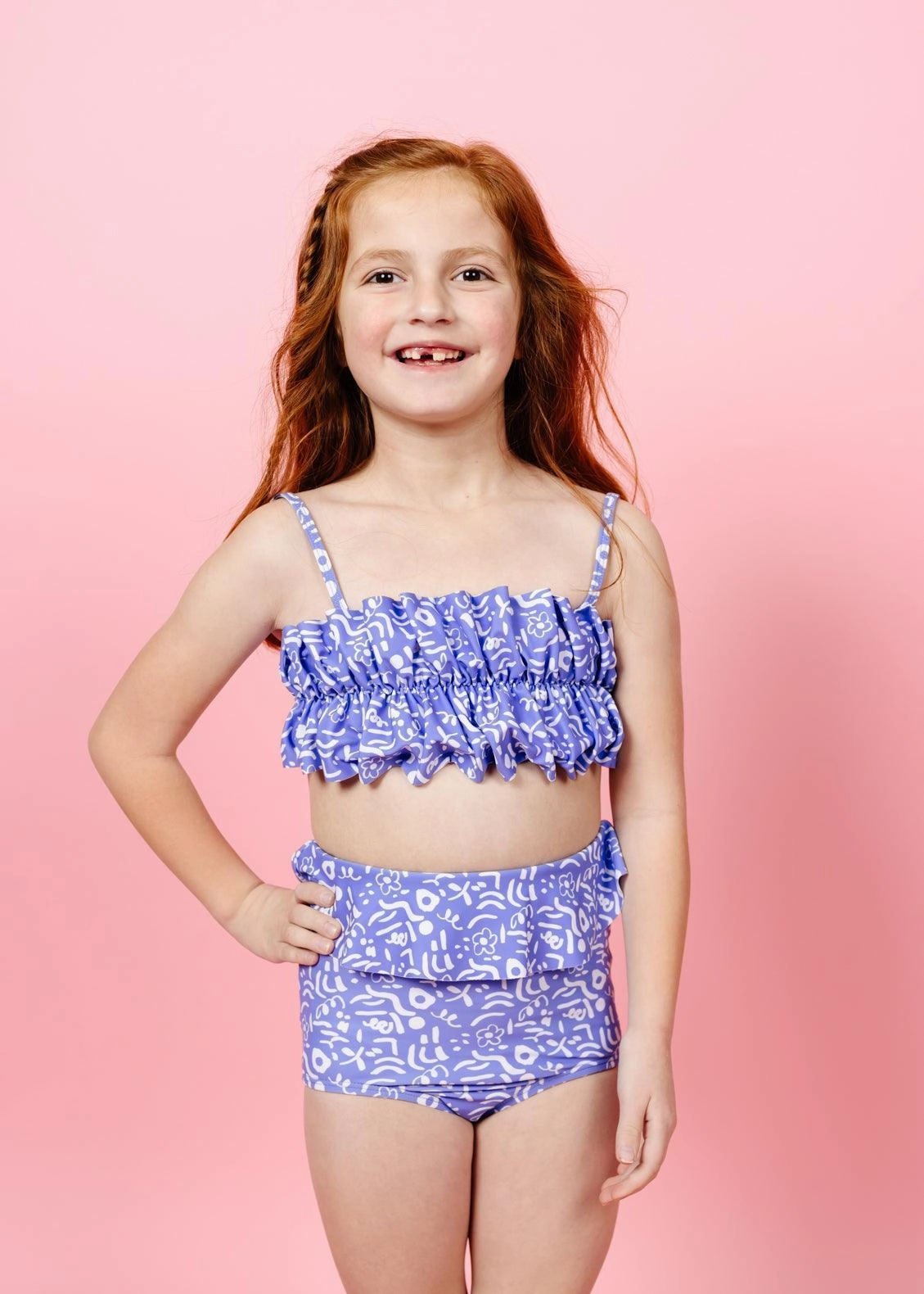 Doodles | Mini Oversized Ruffle Top