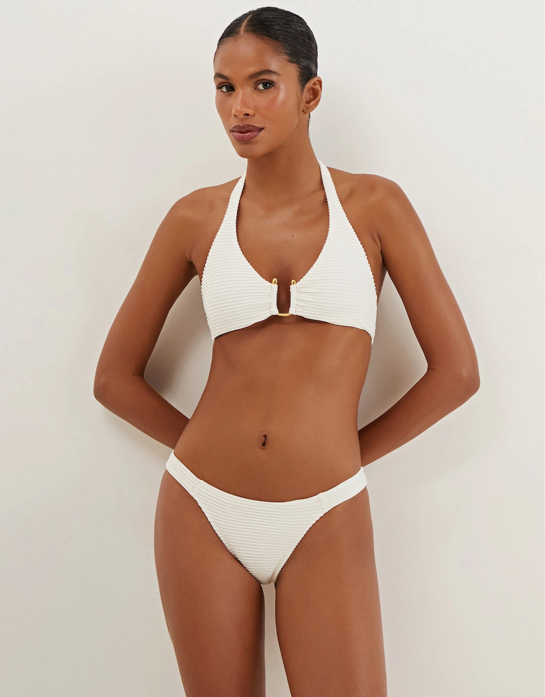 Dune Fany Full Bikini Pant - White