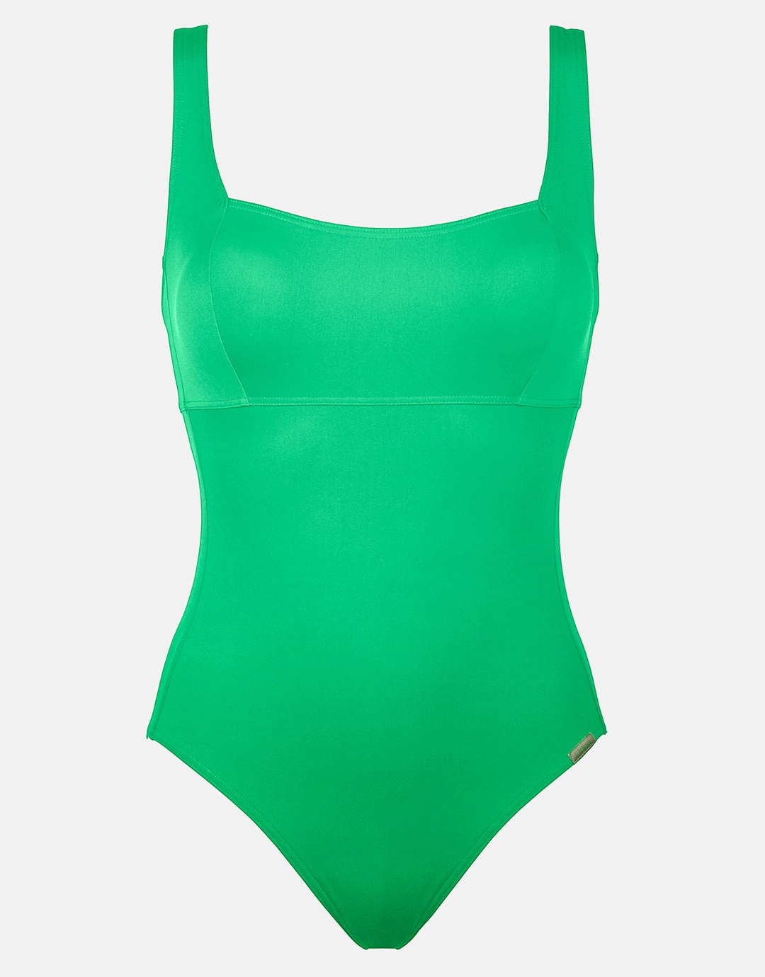 Eco Shape Square Neck Swimsuit - Lush Lime