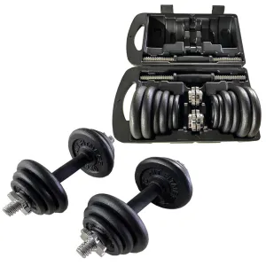 Editor-Loved Hit Fitness Adjustable Dumbbell Set | 20kg Too Good to Miss, Gym lock combination, Rowing machine for small spaces, Foldable weight bench