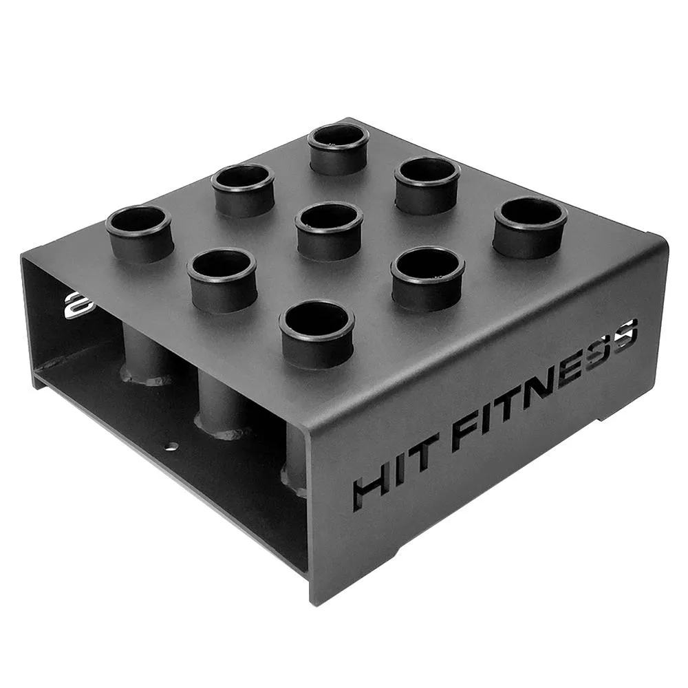 Editor-Loved Hit Fitness Olympic Bar Holder 9 Bars Everyones Talking, Neoprene Dumbbells, Olympic Frisbee Set (With Stand)
