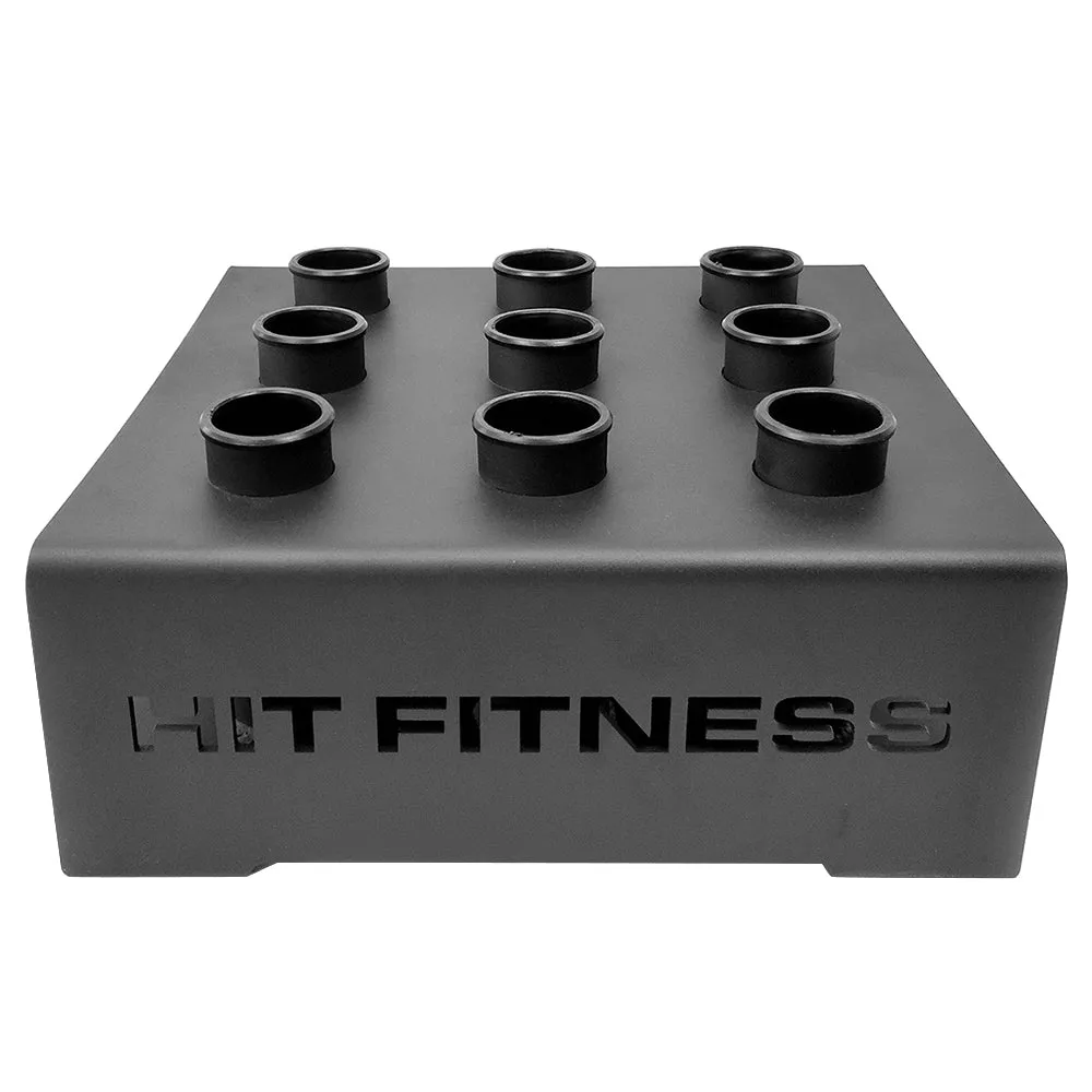 Hit Fitness Olympic Bar Holder 9 Bars, Studio Dumbbells, Rack Attachments, Best massage gun for back pain