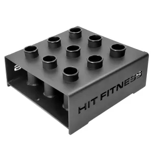 Editor-Loved Hit Fitness Olympic Bar Holder 9 Bars Everyones Talking, Neoprene Dumbbells, Olympic Frisbee Set (With Stand)