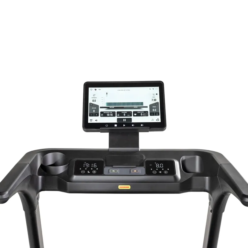 Inspire Fitness T5S Folding Treadmill with Touchscreen Display, Weightlifting Accessories, Full Functions