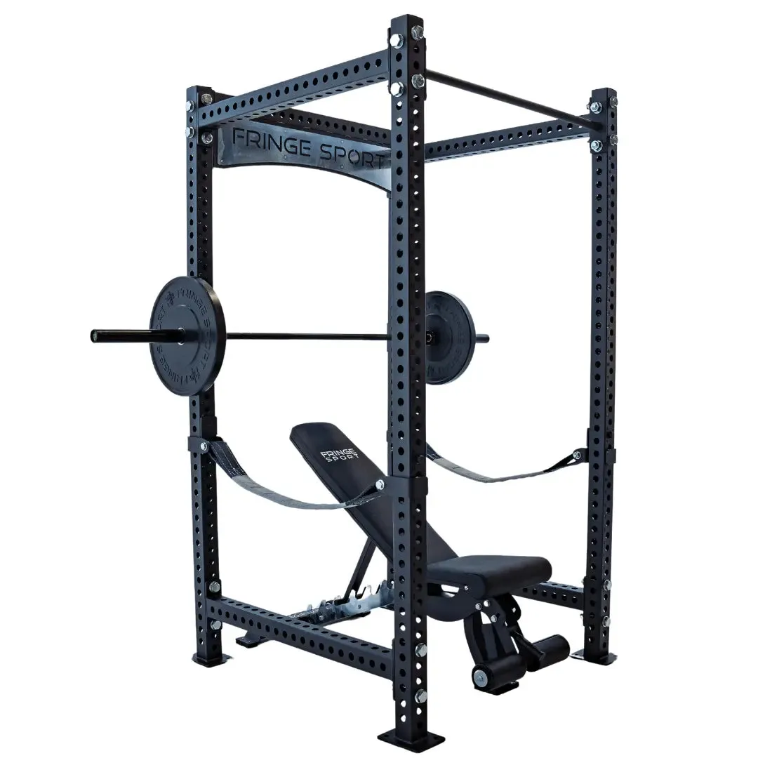 Osprey Commercial Power Cage (3x3), Ab roller wheel, Compression leg sleeves