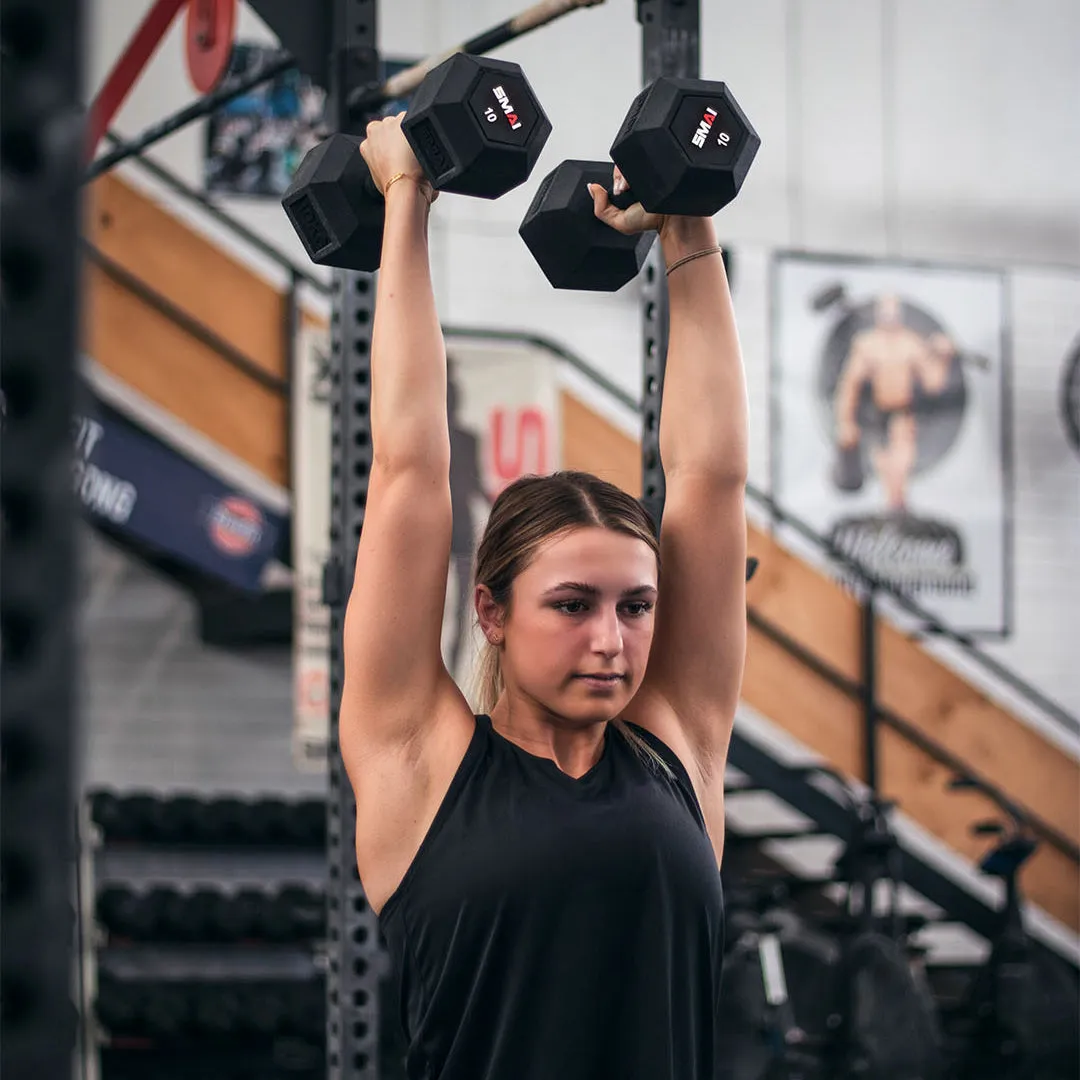 SMAI Apex Dumbbell Set 32.5-40kg (Pair), Power rack squat rack, Wrist weights, Heated yoga mat