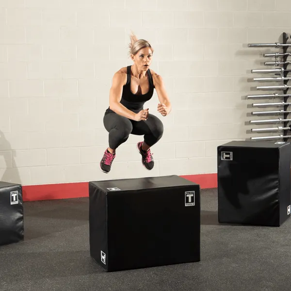 Soft Sided 3 in 1 Plyo Box, Pilates ring circle, Gym water bottle