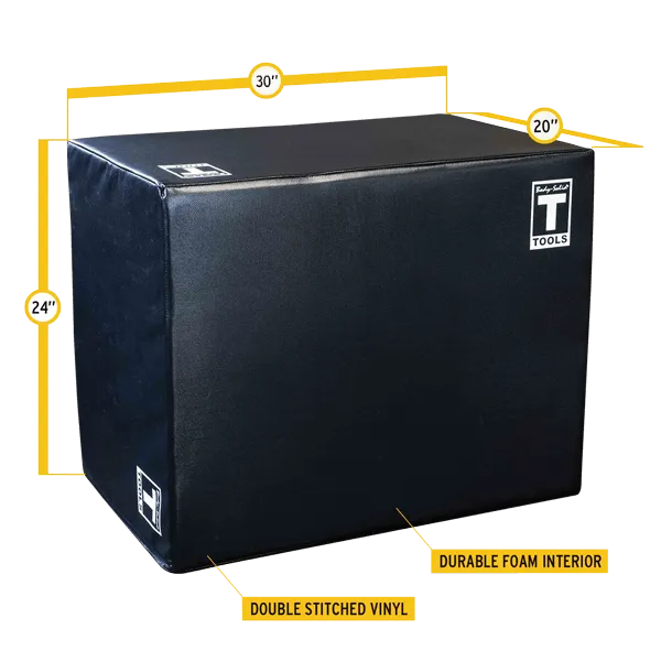 Soft Sided 3 in 1 Plyo Box, Dumbbell Storage