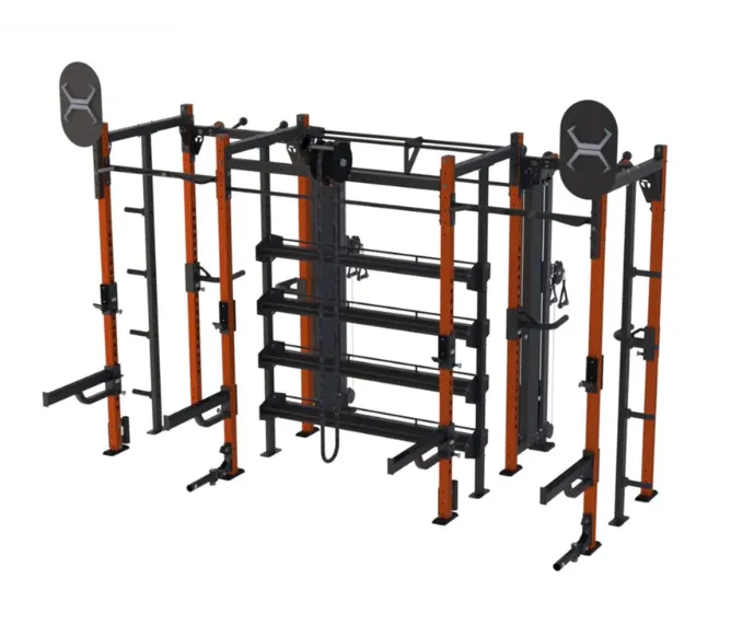 TORQUE Fitness 14x4 FOOT Storage Cable Rack, Calorie burn tracker