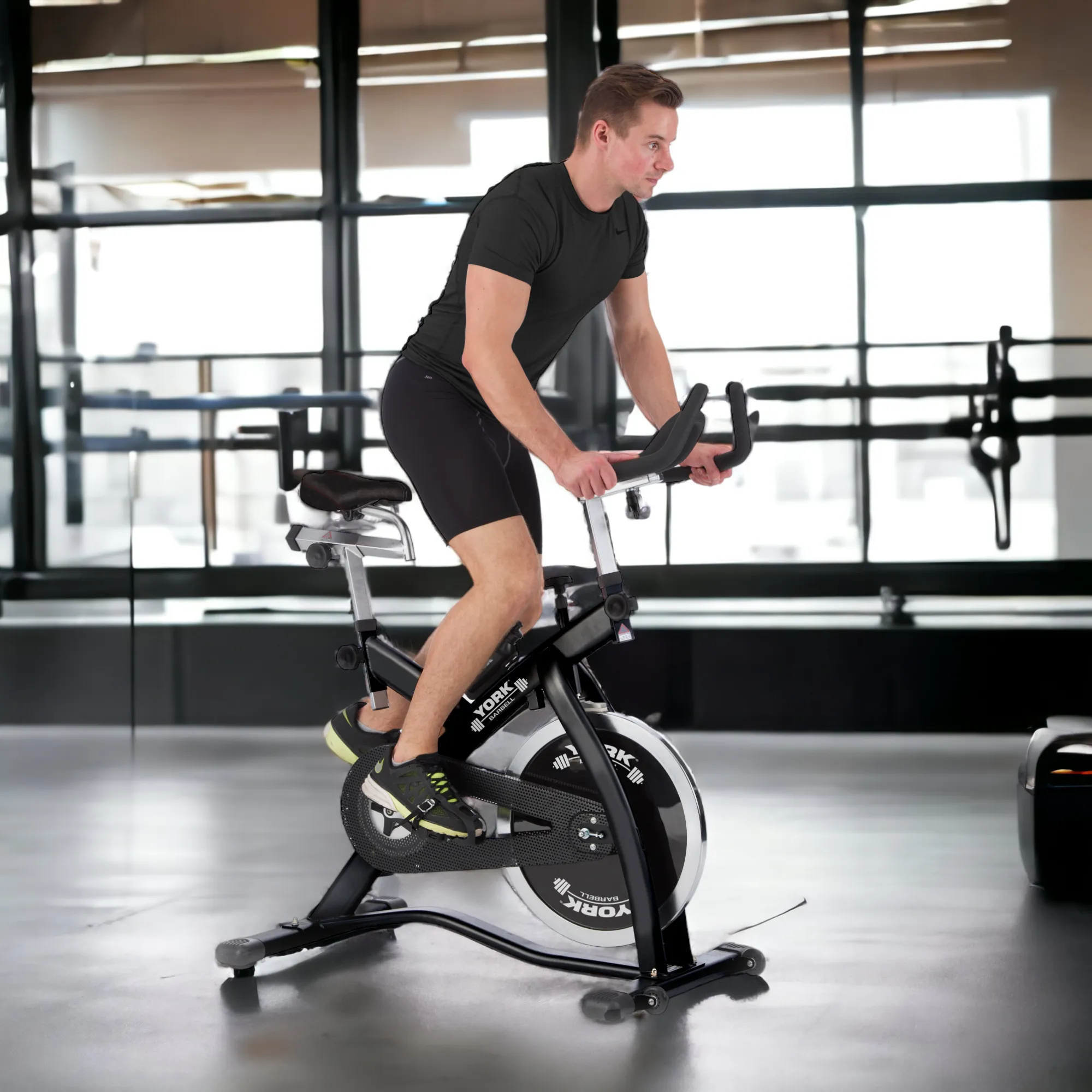 York Barbell CSB32 Indoor Training Bike, Manual treadmill