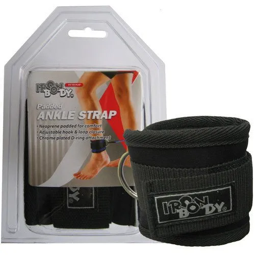 Editors Choice Ankle Strap Attachment - Neoprene Padded Ready to Ship, Vibration plate machine, Dual Stations