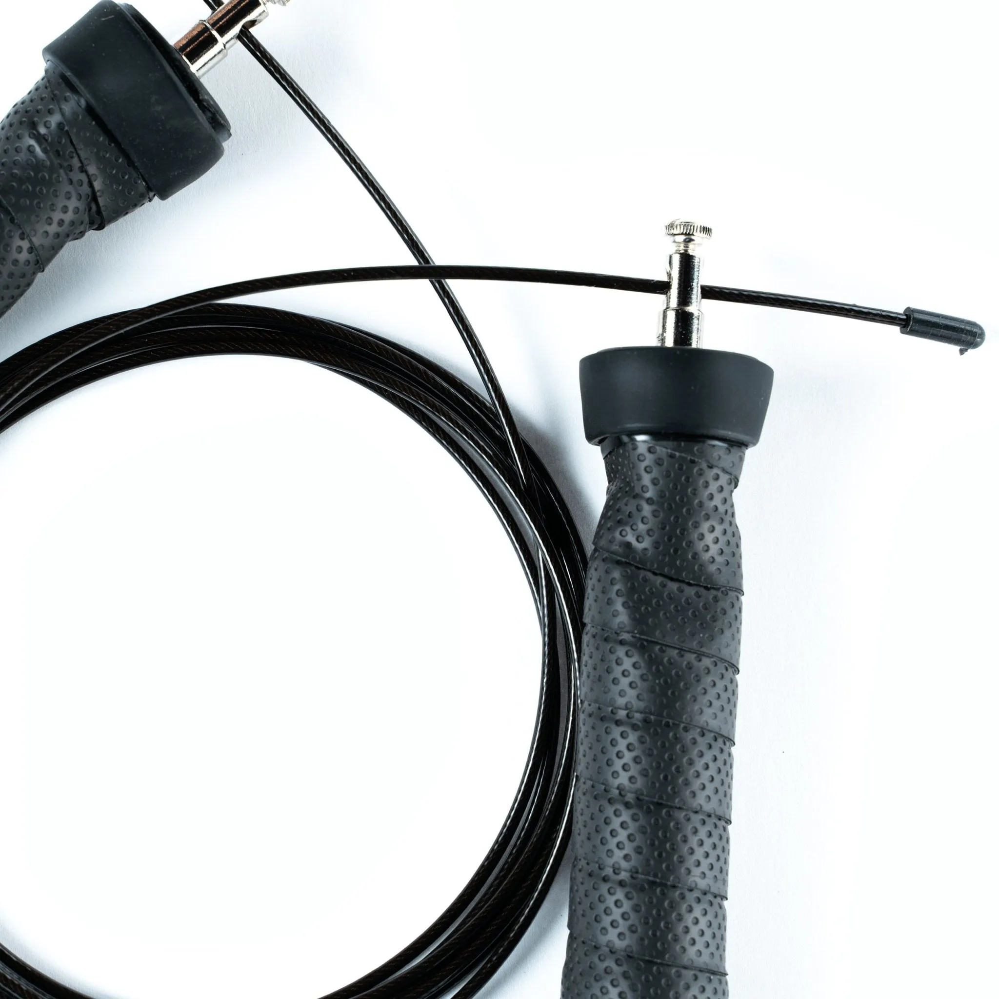 Ergonomic Grip Speed Rope, Ab Wheel, Yoga Bolster, Exercise Rings