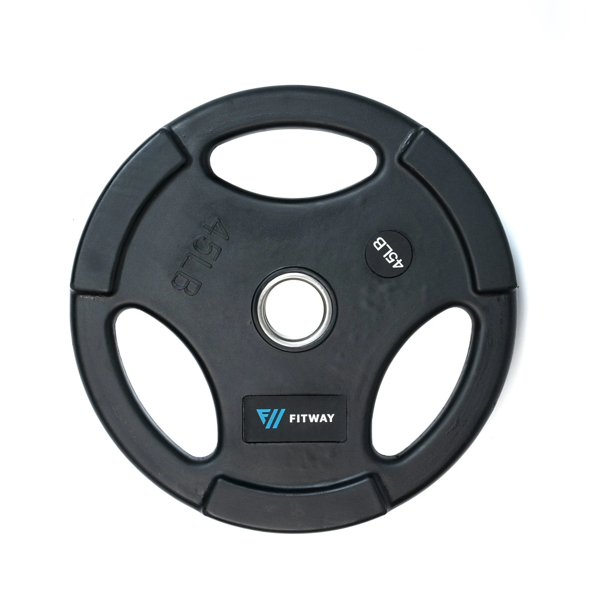 Editors Choice Fitway Olympic Rubber Grip Plate - 45lb Instant Classic, Fitness Testing