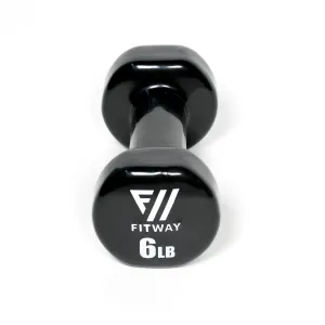 Editors Choice Fitway Vinyl Dumbbell - 6lb. Instant Favorite, Gym pulley system, Rubber Hex Dumbbells, Treadmills