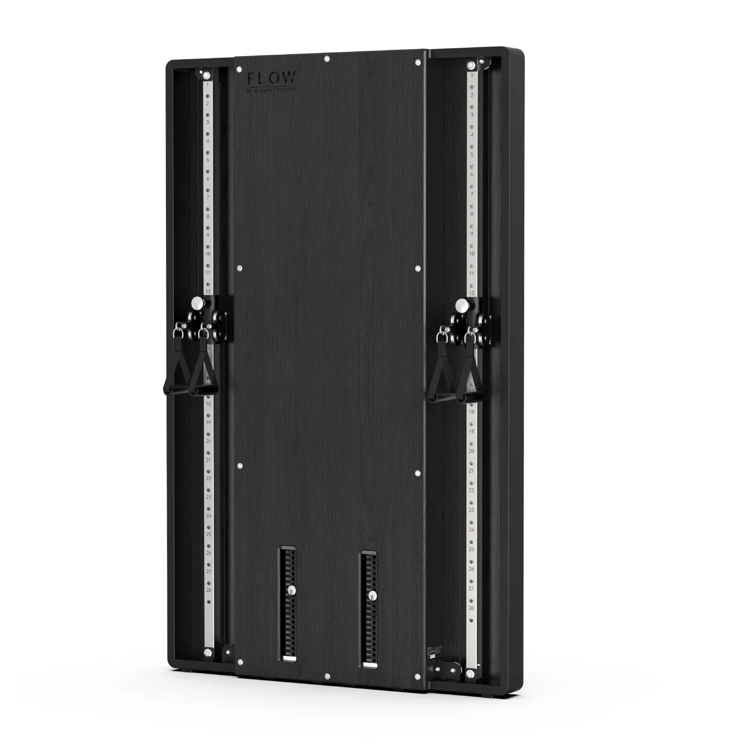 Flow 6 Black -  Wall Mounted Functional Trainer, Exercise Mats, Pilates reformer machine, Medicine Ball,Weight Ball