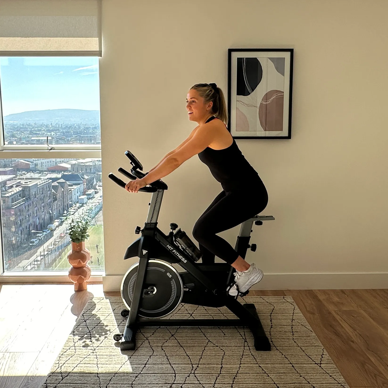 Hit Fitness G5 Indoor Exercise Bike, Fixed Barbell Set, Weight Plate Sets, Commercial Treadmills