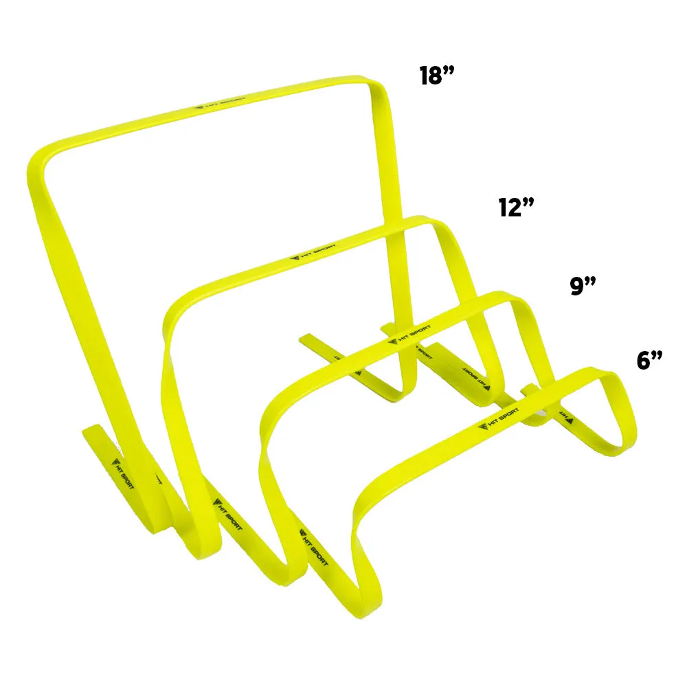 Hit Sport Agility Hurdles (6 Inch / 15cm), Bikes,Treadmills, Rower Accessories