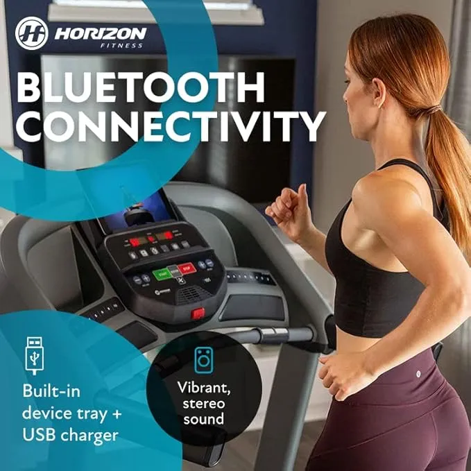 HORIZON T101 TREADMILL - NEW 2025 ~, Sit Ups,Push Ups, Yoga strap with buckle, Sleds