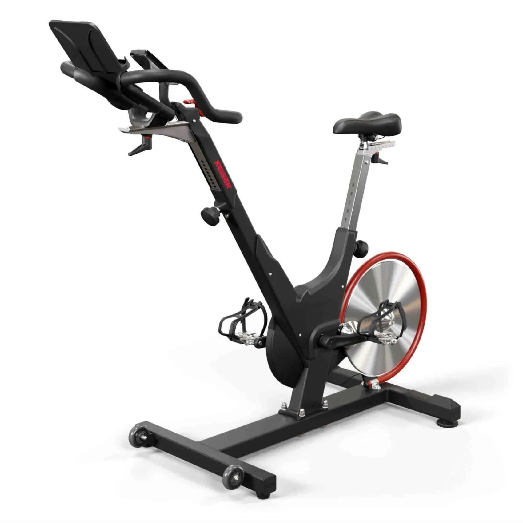 Keiser M3i Studio Plus Indoor Cycle, Bamboo foam roller, Upright Bikes