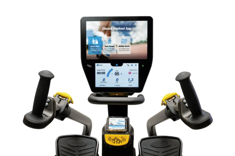 NuStep T6MAX Recumbent Elliptical Stepper Cross-Trainer, Fitness Testing, Walking Pads, Stretching,Flexibility