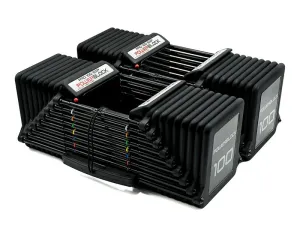 Editor's Choice Powerblock Pro 100 EXP Dumbbell Set - Stage 1 5-40lb Dont Miss, Dumbbell Storage