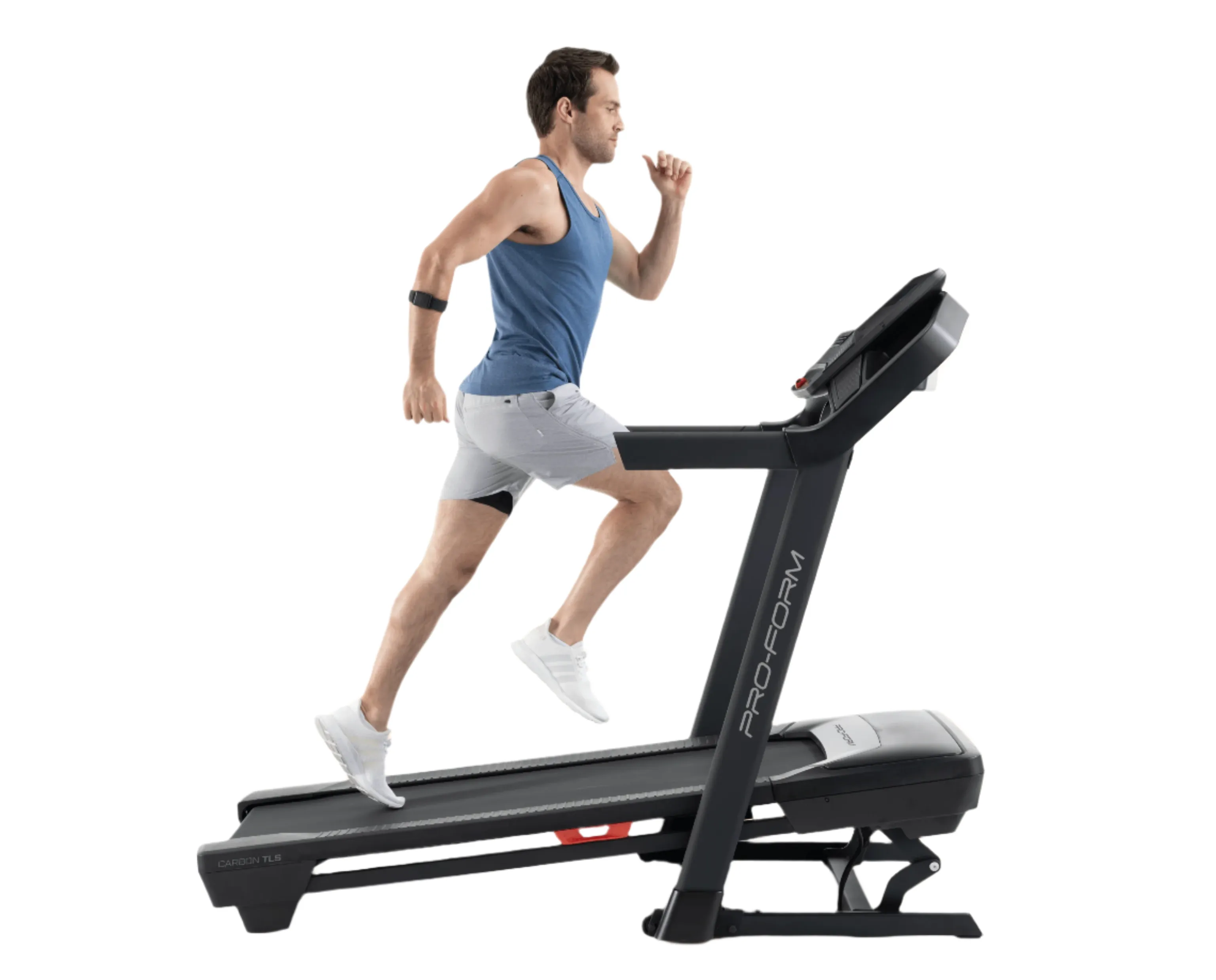 Proform Carbon TLS Treadmill, Rubber Gripped Olympic Plates