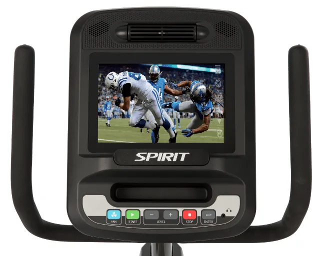 Spirit CR900-ENT Recumbent Bike TFT WiFi BT, Jump Ropes