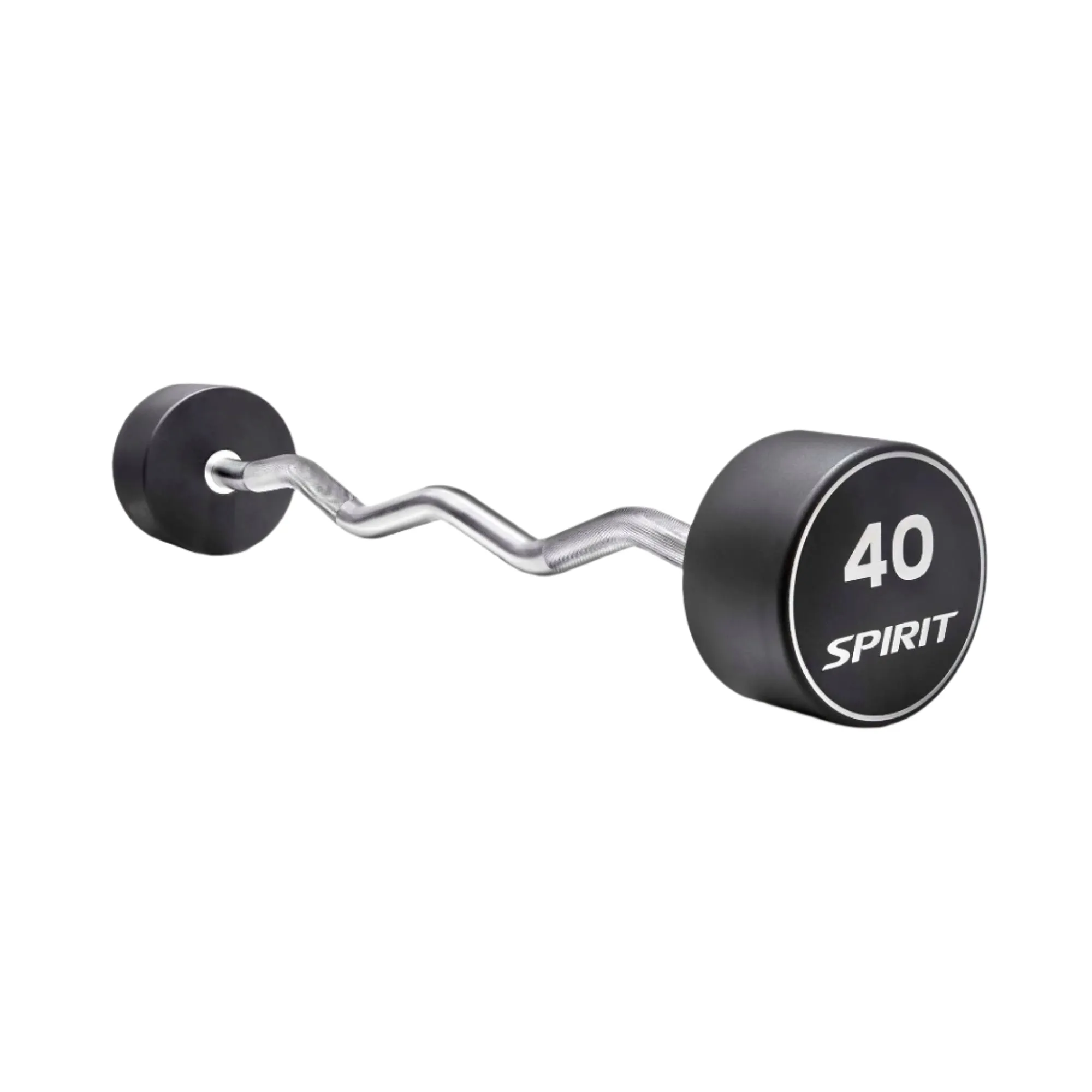 Spirit Fixed EZ Curl Barbells, Steel Plates, Sandbag Trainers, Weight plate storage pegs