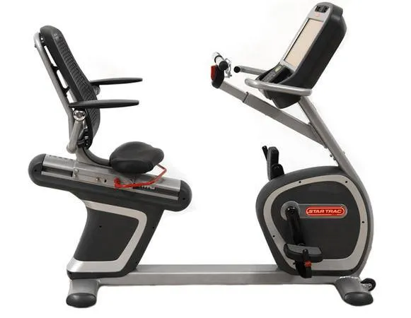 Star Trac E-RBe E Series Recumbent Bike (With Embedded Touchscreen), Yoga Blocks,Bricks, Heavy duty weight bench